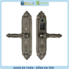 Khóa vân tay Kassler đại sảnh KL-919 PRO - GREEN sở hữu thiết kế sang trọng với tông xanh rêu độc đáo và đẳng cấp.
