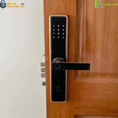 Sản phẩm tích hợp nhiều phương thức mở khóa: vân tay, mật khẩu, thẻ từ, chìa cơ và điều khiển bằng app