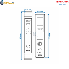 Khóa thông minh cửa gỗ Sharp S9-FV - giải pháp bảo mật hiện đại cho mọi gia đình