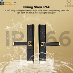 Khóa vân tay cửa gỗ Hexa L100