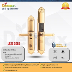 Demax EL822 sở hữu thiết kế mạnh mẽ, sang trọng cùng công nghệ bảo mật hiện đại nhất hiện nay