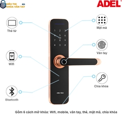 Khóa vân tay Adel cửa gỗ US13 - LB11B/LC11B là lựa chọn hoàn hảo cho những ai yêu thích sự an toàn và tiện nghi