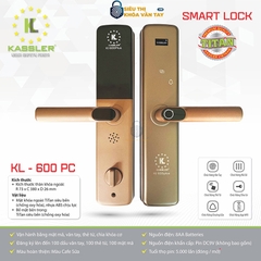 Thiết kế sang trọng, chất liệu bền bỉ giúp khóa Kassler KL - 600 PC phù hợp với nhiều loại cửa gỗ cao cấp