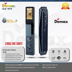 Khóa vân tay cửa gỗ Demax EL966 sở hữu thiết kế hiện đại, sang trọng và đầy tinh tế.