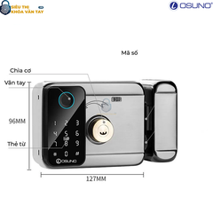 Khóa vân tay cửa cổng Osuno OSN-3335