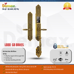 Demax EL888 BRASS mang phong cách cổ điển châu Âu, phù hợp với biệt thự, villa và không gian kiến trúc tân cổ điển