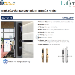 Khóa Vân Tay Cửa Nhôm Laffer R1