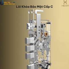Khóa vân tay cửa nhôm Hexa A100