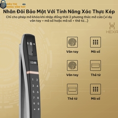 Khóa vân tay cửa nhôm Hexa P300