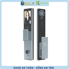 Khóa vân tay Kassler cửa gỗ KL-868 CNC là mẫu khóa thông minh cao cấp, thiết kế mạnh mẽ và hiện đại