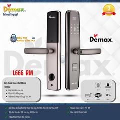 Sản phẩm hỗ trợ mở cửa bằng vân tay, mật khẩu, thẻ từ, chìa cơ và ứng dụng điện thoại