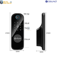 Khóa vân tay cửa cổng Osuno OSN-3335