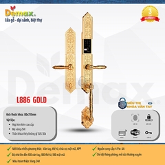 Demax EL886 nổi bật với công nghệ nhận diện vân tay siêu nhạy, chống sao chép và giả mạo tuyệt đối
