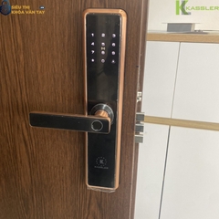 Sản phẩm tích hợp nhiều phương thức mở khóa: vân tay, mật khẩu, thẻ từ, chìa cơ và điều khiển bằng app