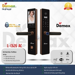 Khóa vân tay cửa gỗ Demax EL-C626 là dòng khóa thông minh với thiết kế sang trọng, tinh tế