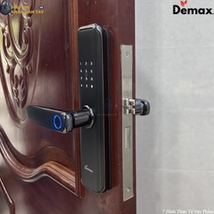 Khóa hỗ trợ 5 phương thức mở khóa: vân tay, mã số, thẻ từ, chìa cơ và điều khiển từ xa qua ứng dụng