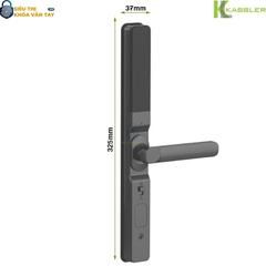 Kassler KL-68BL tích hợp 5 phương thức mở khóa: vân tay, mã số, thẻ từ, chìa cơ và app điện thoại.