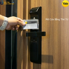 Khóa thông minh Yale YDM7116A MB sở hữu thiết kế sang trọng, phù hợp với phong cách sống hiện đại.