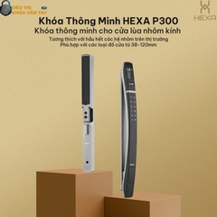 Khóa vân tay cửa nhôm Hexa P300