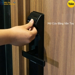 Khóa thông minh Yale YDM7116A MB sở hữu thiết kế sang trọng, phù hợp với phong cách sống hiện đại.