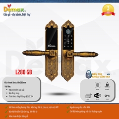 Khoá vân tay đại sảnh Demax EL280 là giải pháp an ninh cao cấp cho biệt thự và nhà phố sang trọng