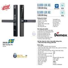 Khoá Vân Tay Cửa Nhôm Demax EL699