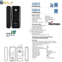 Khóa Vân Tay Cửa kính Demax EL800G