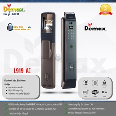 Khoá vân tay cửa gỗ Demax EL919 là sản phẩm khóa thông minh hiện đại, bảo mật cao