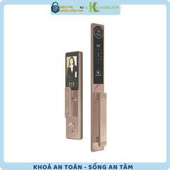 Khóa vân tay Kassler cửa gỗ KL-968 CNC Coffee mang phong cách hiện đại và sang trọng