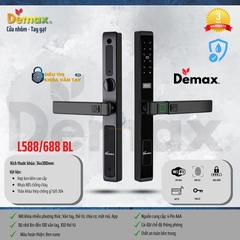 Khoá Vân Tay Cửa Nhôm Demax EL688BLWH