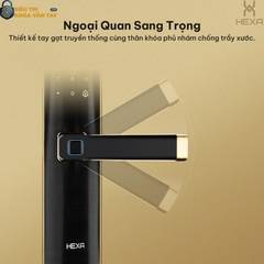Khóa vân tay cửa gỗ Hexa L100