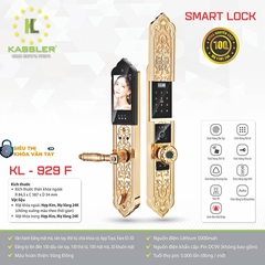 Khóa vân tay Kassler đại sảnh KL-929F là dòng khóa cao cấp dành riêng cho cửa chính biệt thự, khách sạn, villa