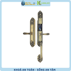Khóa vân tay Kassler đại sảnh KL-979 GR là dòng khóa cao cấp, thiết kế sang trọng phù hợp cho cửa chính biệt thự, đại sảnh