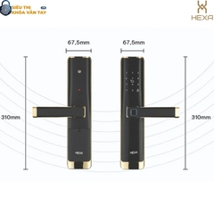 Khóa vân tay cửa gỗ Hexa L100