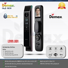 Khóa vân tay cửa gỗ Demax EL-C66 sở hữu thiết kế hiện đại, nhỏ gọn và tinh tế