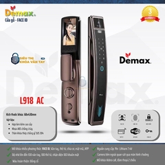 Khoá vân tay cửa gỗ Demax EL918 mang đến giải pháp an toàn và tiện lợi cho mọi ngôi nhà hiện đại