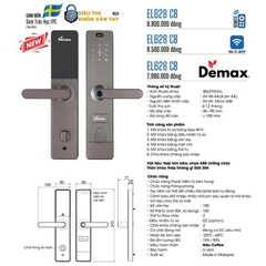 Thiết kế sang trọng, tích hợp công nghệ mở khóa vân tay, thẻ từ và mật khẩu thông minh