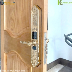 Thiết kế đẳng cấp, tay cầm lớn bản rộng, phù hợp với cửa gỗ 2 cánh và cửa đại sảnh sang trọng