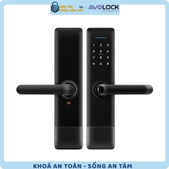 Khóa vân tay Avolock cửa gỗ AV 63 tích hợp công nghệ hiện đại, đảm bảo an toàn tuyệt đối
