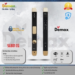 Khoá Vân Tay Cửa Nhôm Demax SL801
