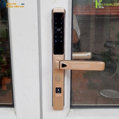 Khóa vân tay Kassler cửa nhôm KL-599 LX Champagne