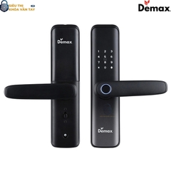 Khóa vân tay cửa gỗ Demax EL268 là lựa chọn lý tưởng cho cửa thông phòng và cửa chính gỗ