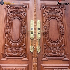 Lắp đặt khoá vân tay Demax EL986 giúp tăng tính thẩm mỹ cho cửa chính và bảo vệ ngôi nhà hiệu quả 24/7