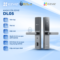 Khóa thông minh EZVIZ CS-DL05 được thiết kế hiện đại, mang đến khả năng bảo mật cao cho gia đình