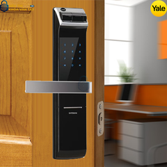 Khóa thông minh Yale YDM4109A BLK sở hữu thiết kế hiện đại với gam màu đen sang trọng, phù hợp với nhiều phong cách nội thất