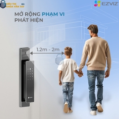 Khóa Thông Minh EZVIZ CS-DL50 sở hữu thiết kế sang trọng cùng công nghệ bảo mật tiên tiến