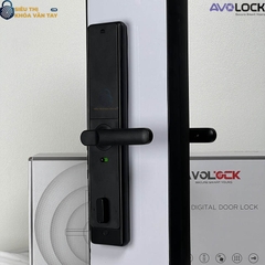 Khóa cửa vân tay Avolock AV 64 tích hợp vân tay, mật mã và thẻ từ trong một thiết bị nhỏ gọn