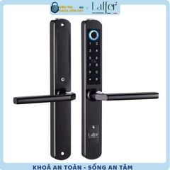 Khóa Vân Tay Cửa Nhôm Laffer XF19 Vân Tay 2 mặt