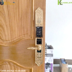 Thiết kế đẳng cấp, tay cầm lớn bản rộng, phù hợp với cửa gỗ 2 cánh và cửa đại sảnh sang trọng