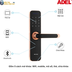 Khóa vân tay Adel cửa gỗ US13 - LB10B/LC10B mang đến giải pháp bảo mật thông minh cho ngôi nhà hiện đại.